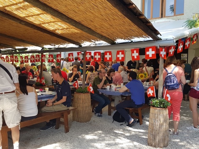 Le brunch du 1er Août 2019 au Domaine Girardet à Russin (GE) DR