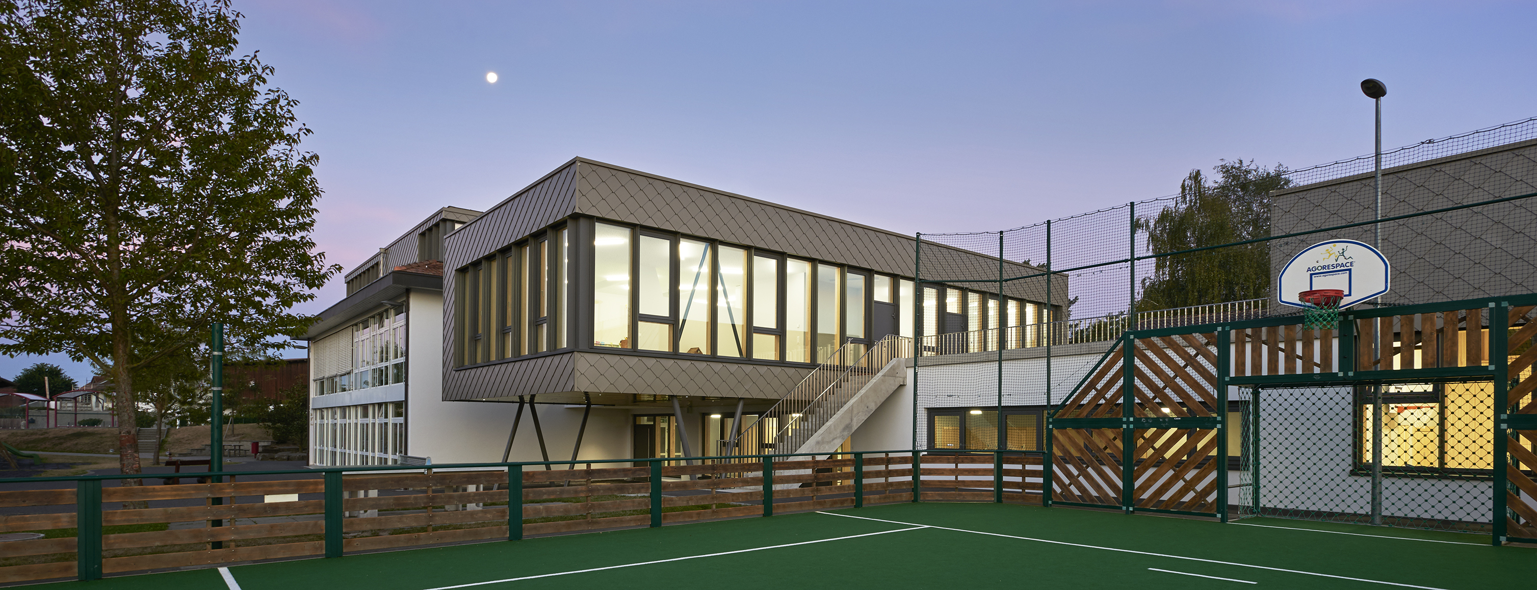 Copyright: Corinne Cuendet - Agrandissement du collège de Denens (VD)