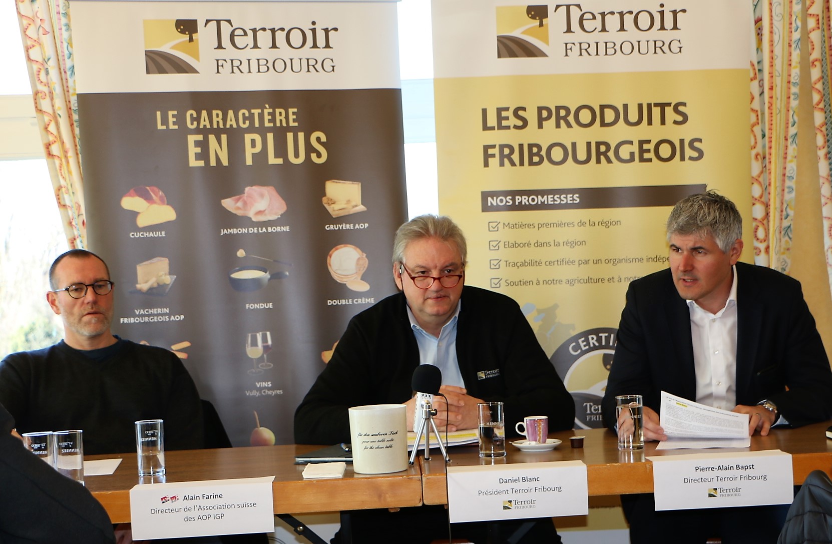 Copyright: AGIR - De gauche à droite: Alain Farine, Daniel Blanc et Pierre-Alain Bapst  