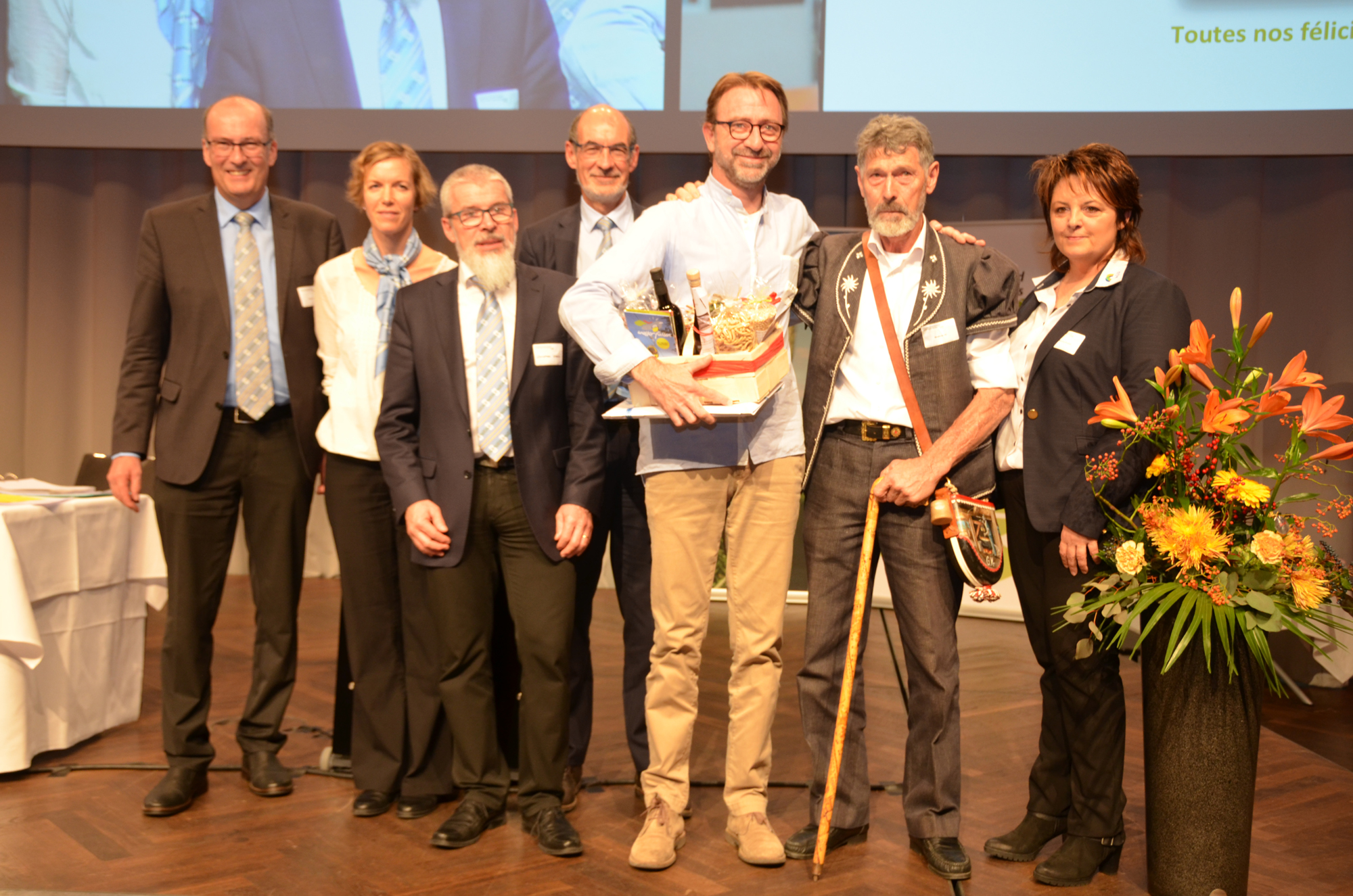 Copyright: Agri - De g.à d.: M. Ritter (USP), S. Helfenstein (USP), Ch. Kohli (Agrisano Prevos et Pencas), J. Bourgeois USP), Ph. Huwiler, G. Morard, F. Bruttin (AGIR)