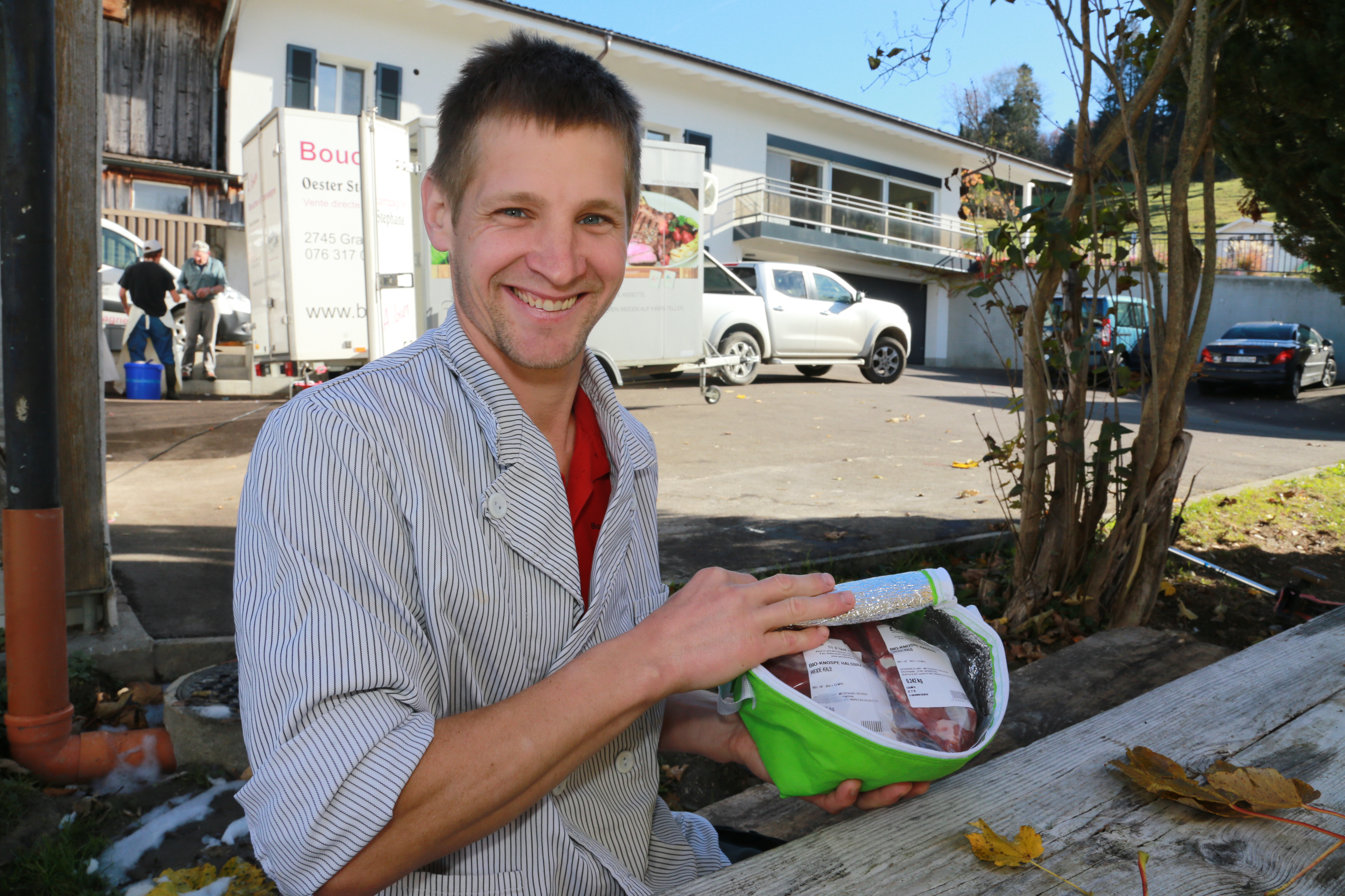 Stéphane Oester, Boucher de campagne à Grandval BE et les abonnements de viande