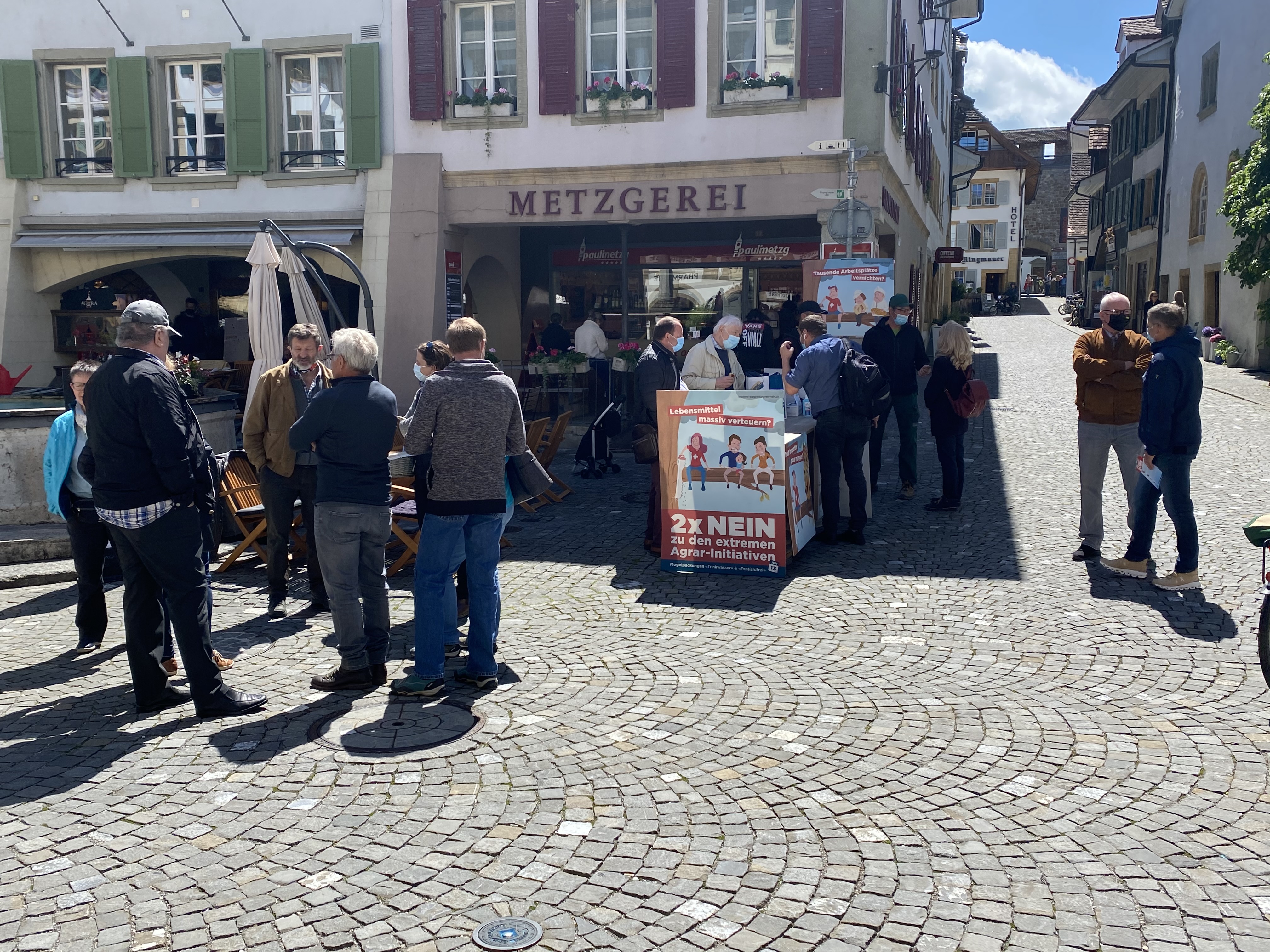 Photo : Jour de campagne de l’UPF à Morat © UPF