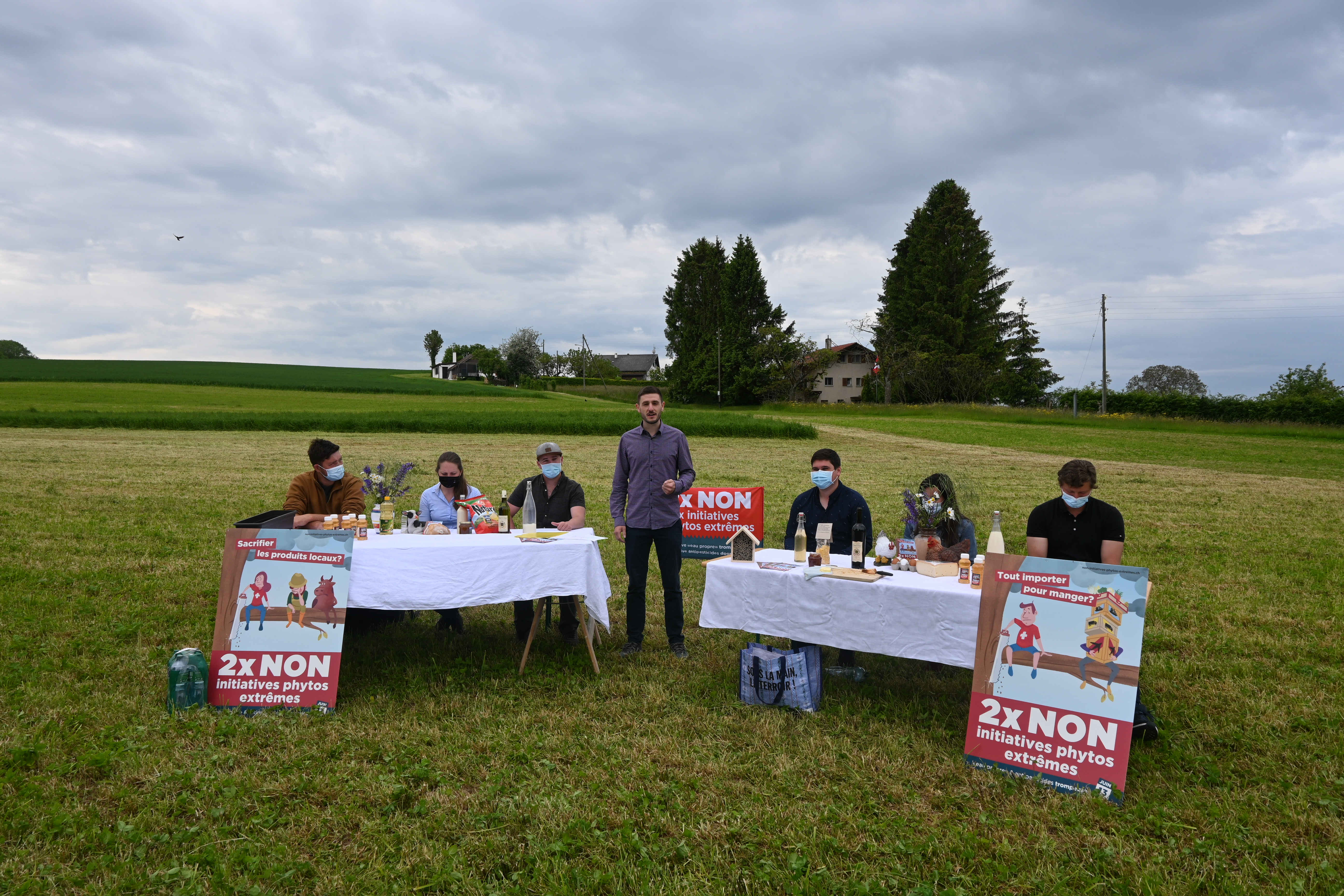 Damien Rey, co-président COJA, 1er intervenant - Photo copyright Agri/L. Pillonel 