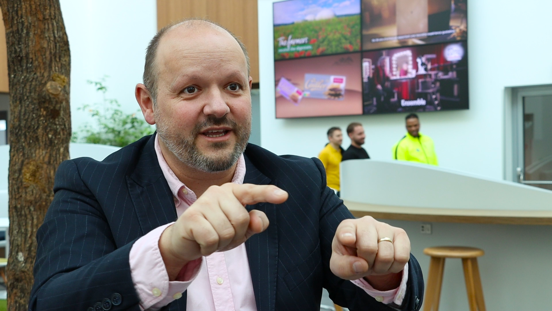 « Si Nestlé veut avoir un futur de plusieurs dizaines et centaines d'années, eh bien il le faut aussi pour nos fournisseurs », Daniel Imhof, responsable des affaires agricoles de Nestlé Suisse – photo EA