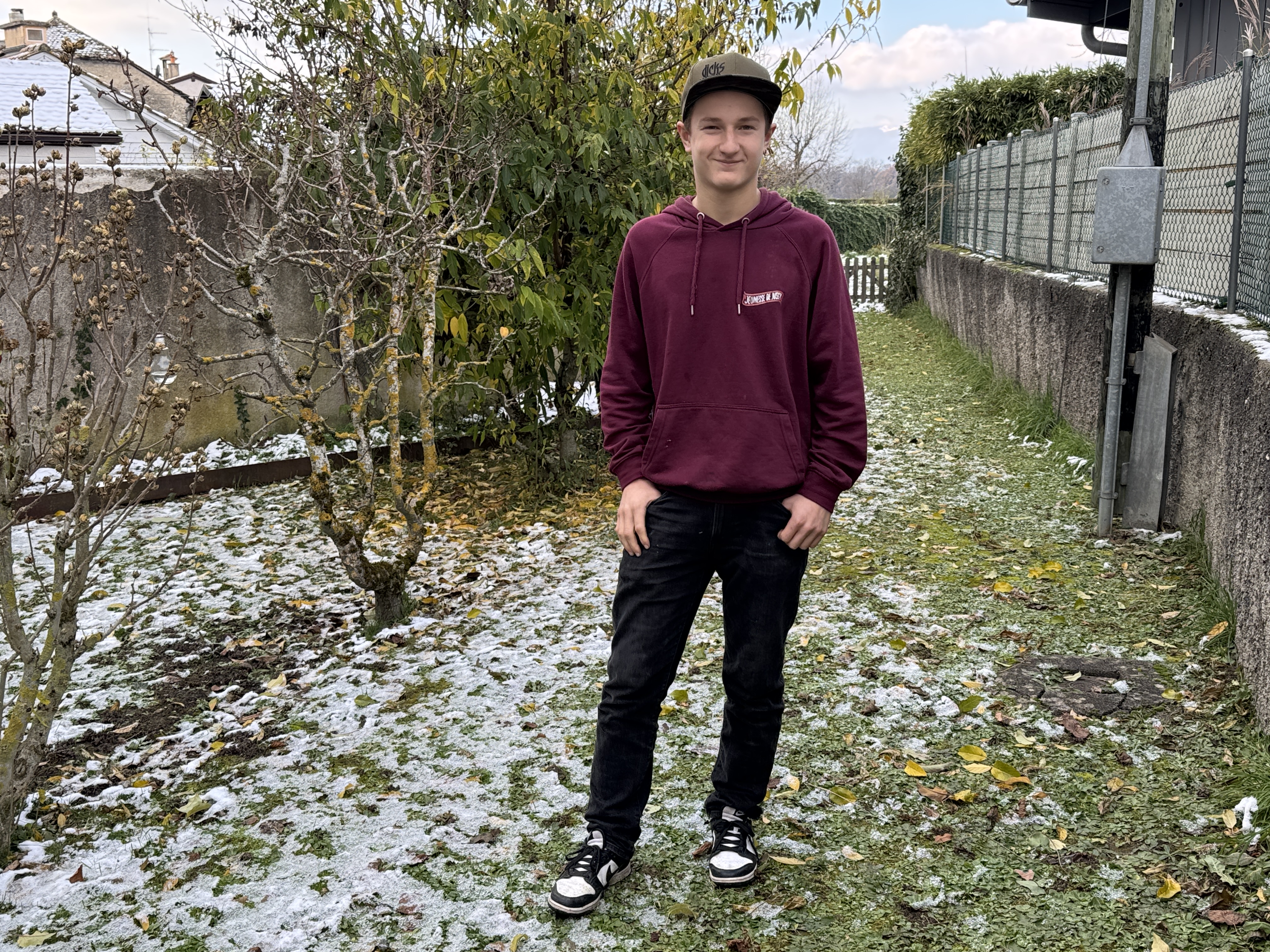 Edy, dont le stage scolaire a mené à un apprentissage agricole. (photo PB)