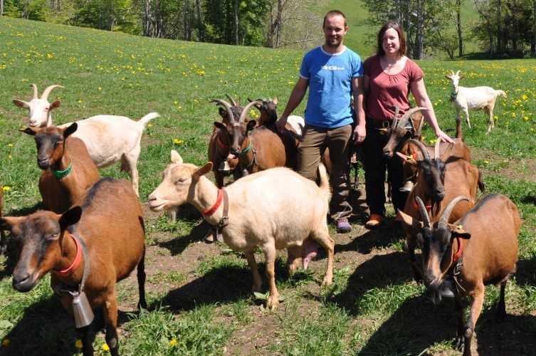 Marion et David Guignard, éleveurs à Vaulion (VD) ©ParcJuravaudois.