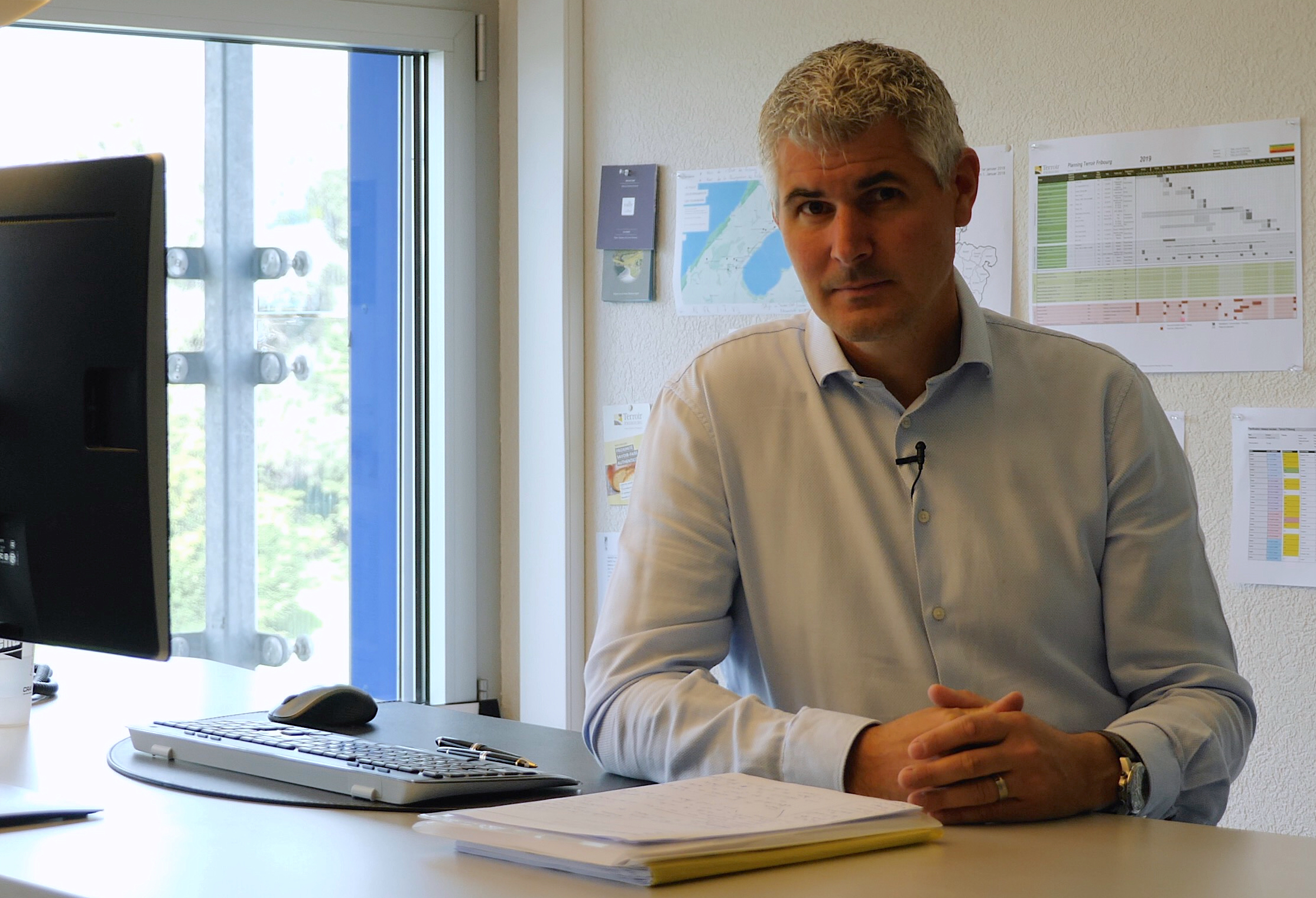 Pierre-Alain Bapst, directeur de Terroir Fribourg / © AGIR
